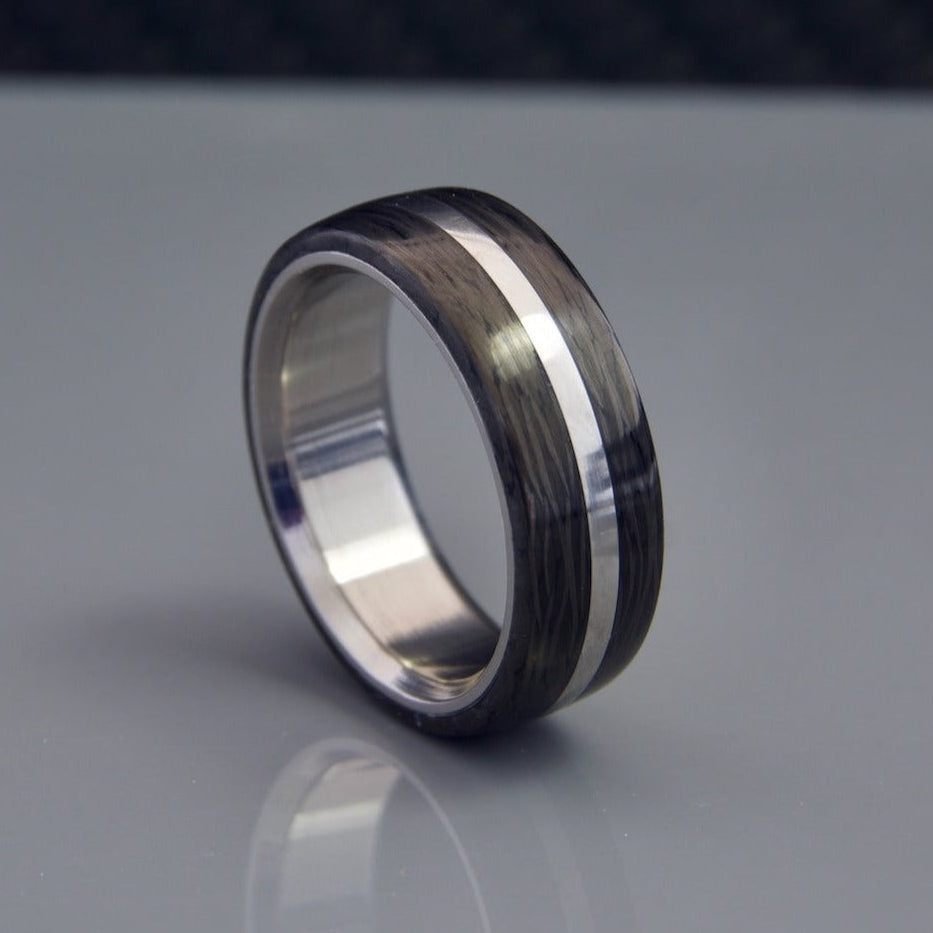 TITAN ORACLE | Carbon Fiber Titanium Ring